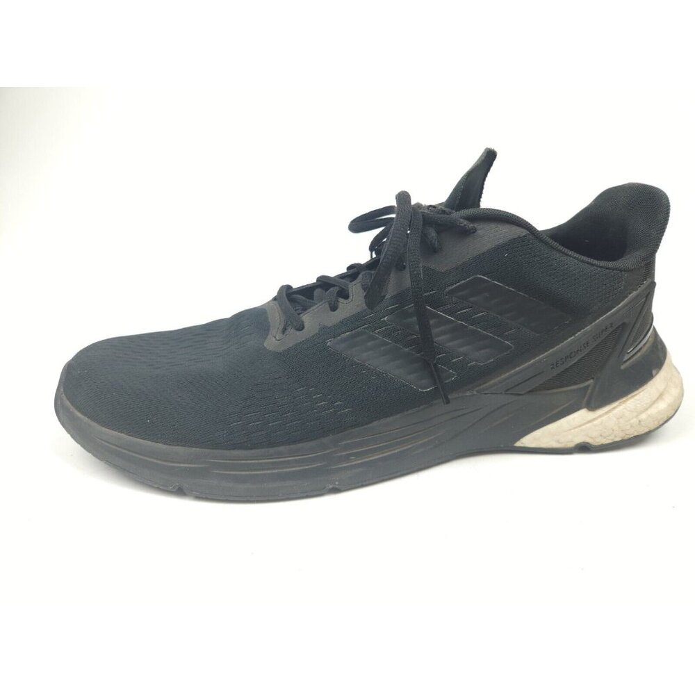 Adidas Mens Response Super Black Running Shoes Sneakers Size 14